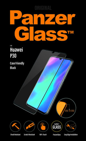 PanzerGlass - Geam Securizat Case Friendly pentru Huawei P30, black