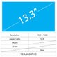 13.3 LCD Slim Lucios 30 pin FHD