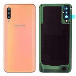 Samsung Galaxy A50 A505F - Carcasă Baterie (Coral) - GH82-19229D Genuine Service Pack