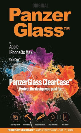 PanzerGlass - Caz ClearCase pentru iPhone XS Max, transparent
