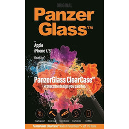 PanzerGlass - Caz ClearCase pentru iPhone 7, 8, SE 2020 ?i SE 2022, transparent