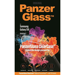 PanzerGlass - Caz ClearCase pentru Samsung Galaxy S10, transparent