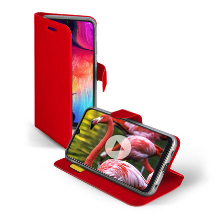 SBS - Husă Book Sense pentru Samsung Galaxy A50, roșie