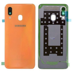 Samsung Galaxy A40 A405F - Carcasă Baterie (Coral) - GH82-19406D Genuine Service Pack