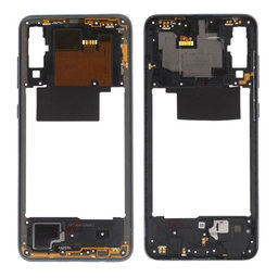 Samsung Galaxy A70 A705F - Ramă Mijlocie (Black) - GH97-23258A, GH97-23445A Genuine Service Pack