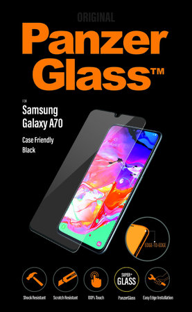 PanzerGlass - Geam Securizat Case Friendly pentru Samsung Galaxy A70, black