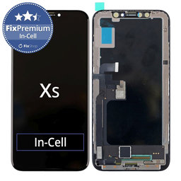 Apple iPhone XS - Ecran Display LCD + Touchscreen + Ramă In-Cell FixPremium