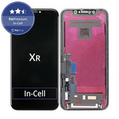 Ecran In-Cell pentru iPhone XR, Sticlă tactilă cu ramă, FixPremium