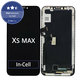 Ecran In-Cell pentru iPhone XS Max, Sticlă tactilă cu ramă, FixPremium