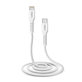 SBS - Lightning / USB-C Cablu (1m), alb