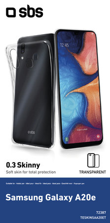 SBS - Caz Skinny pentru Samsung Galaxy A20e, transparent