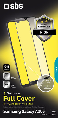 SBS - Geam Securizat Full Cover pentru Samsung Galaxy A20e, negru