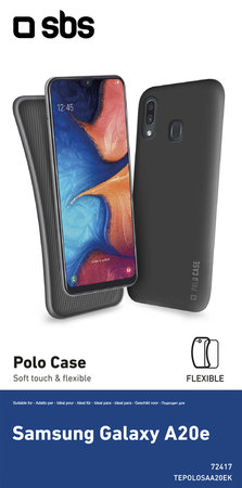SBS - Caz Polo pentru Samsung Galaxy A20e, negru