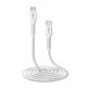 SBS - Lightning / USB-C Cablu (2m), alb