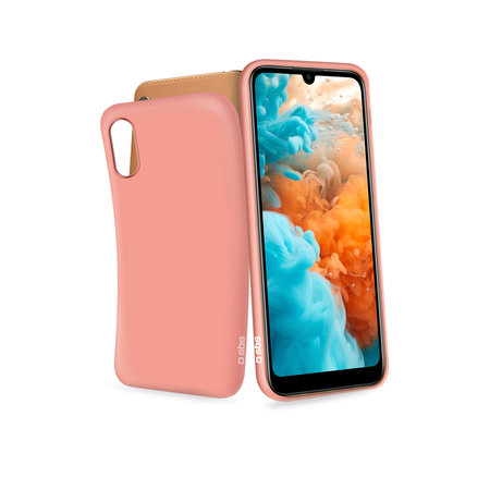 SBS - Husă Rubber pentru Huawei Y6 2019/Y6 Pro 2019, roz