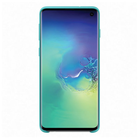 Samsung - Husă din silicon pentru Samsung Galaxy S10, verde