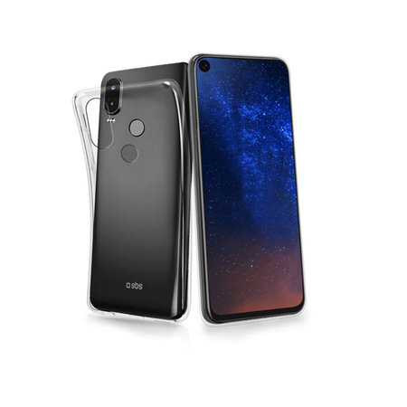 SBS - Caz Skinny pentru Motorola One Vision, transparent