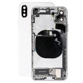 Apple iPhone XS - Carcasă Spate cu Piese Mici (Silver)