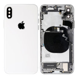 Apple iPhone XS - Carcasă Spate cu Piese Mici (Silver)