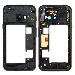Samsung Galaxy Xcover 4s G398F - Ramă Mijlocie (Black) - GH98-44218A Genuine Service Pack