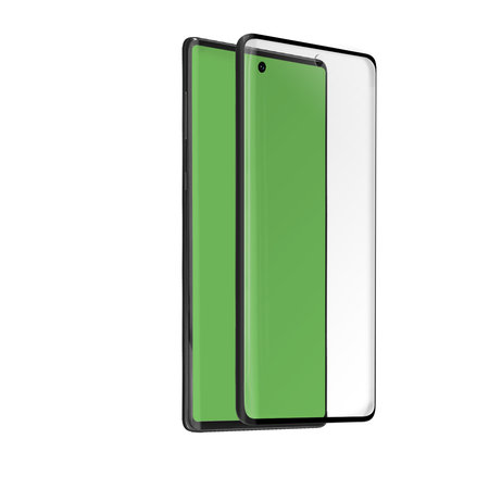 SBS - Geam Securizat 4D Full Glass Case Friendly pentru Samsung Galaxy Note 10+, negru