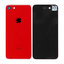 Apple iPhone 8 - Sticlă Carcasă Spate + Sticlă Cameră Spate (Red)