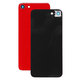 Apple iPhone 8 - Sticlă Carcasă Spate + Sticlă Cameră Spate (Red)
