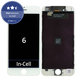 Ecran In-Cell pentru iPhone 6, White, Sticlă tactilă cu ramă, FixPremium