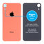 Apple iPhone XR - Sticlă Carcasă Spate cu Orificiu Mărit pentru Cameră (Coral)