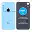 Apple iPhone XR - Sticlă Carcasă Spate cu Orificiu Mărit pentru Cameră (Blue)