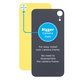 Apple iPhone XR - Sticlă Carcasă Spate cu Orificiu Mărit pentru Cameră (Yellow)