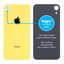 Apple iPhone XR - Sticlă Carcasă Spate cu Orificiu Mărit pentru Cameră (Yellow)