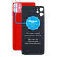 Apple iPhone 11 - Sticlă Carcasă Spate cu Orificiu Mărit pentru Cameră (Red)