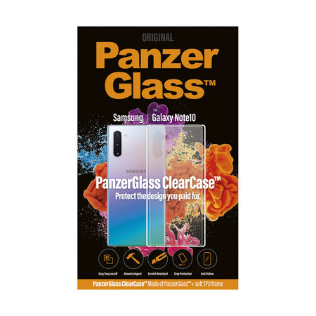 PanzerGlass - Caz ClearCase pentru Samsung Galaxy Note 10, transparent