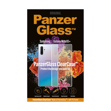 PanzerGlass - Caz ClearCase pentru Samsung Galaxy Note 10+, transparent