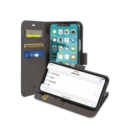 SBS - Caz Wallet Stand pentru iPhone 11 Pro Max, negru