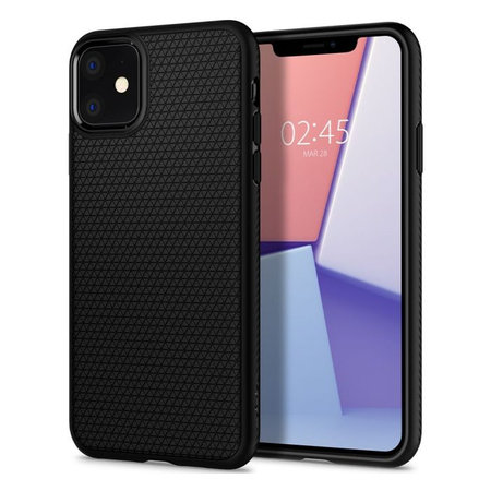 Spigen - Caz Liquid Air pentru iPhone 11, negru