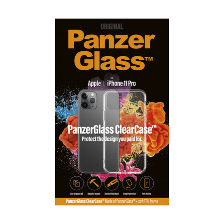 PanzerGlass - Caz ClearCase pentru iPhone 11 Pro, transparent