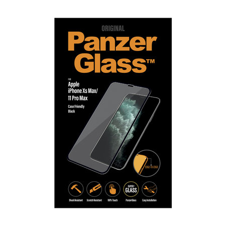 PanzerGlass - Geam Securizat Case Friendly pentru iPhone XS Max & 11 Pro Max, negru