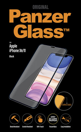 PanzerGlass - Geam Securizat Standard Fit pentru iPhone XR ?i 11, black