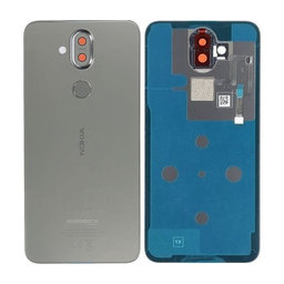 Nokia 8.1 (Nokia X7) - Carcasă Baterie (Steel) - 20PNXSW0003 Genuine Service Pack
