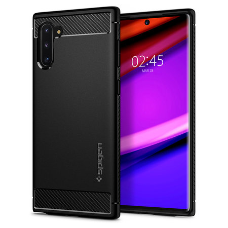 Spigen - Husă Rugged pentru Samsung Galaxy Note 10, neagră