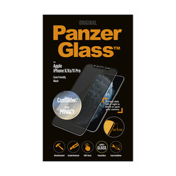 PanzerGlass - Geam Securizat Case Friendly CamSlider Privacy pentru iPhone X, XS ?i 11 Pro, black