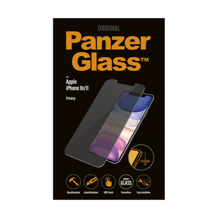 PanzerGlass - Geam Securizat Privacy Standard Fit pentru iPhone XR & 11, transparent