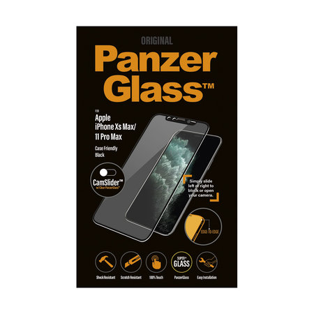 PanzerGlass - Geam Securizat Case Friendly CamSlider pentru iPhone XS Max ?i 11 Pro Max, black