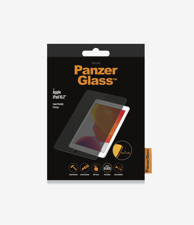 PanzerGlass - Sticlă întârită Privacy Case Friendly pentru Apple iPad 10.2 ", transparentă
