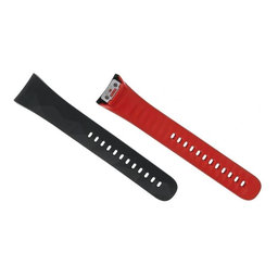 Samsung Gear Fit 2 Pro SM-R365 - Curea cu Cataramă (Stânga) (Black-Red) - GH98-41595A Genuine Service Pack