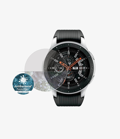 PanzerGlass - Geam Securizat Flat Glass pentru Samsung Galaxy Watch 46 mm, transparent