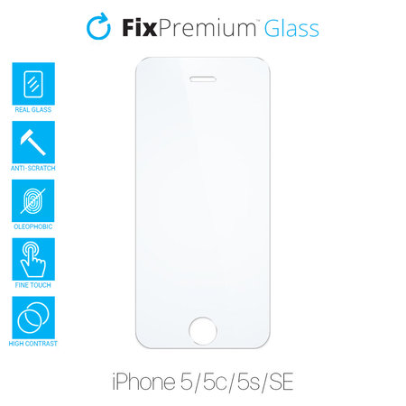 Hong Kong to play belief FixPremium Glass - Sticlă securizată pentru iPhone 5, 5c, 5s, SE 2016 |  FixShop