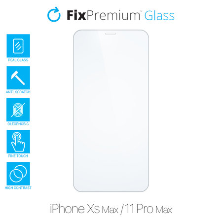 FixPremium Glass - Geam securizat pentru iPhone XS Max & 11 Pro Max